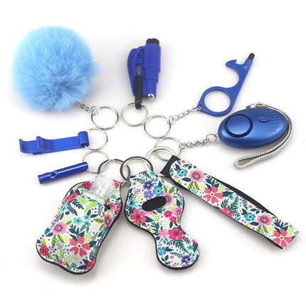 Set van 10 Sleutelhanger Accessoires