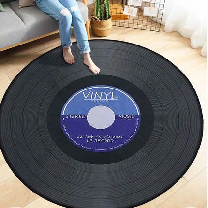 Vinylplaat bedrukte ronde tapijten