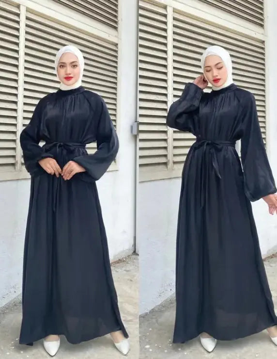 Abaya Hijab Jurk met Mouwen