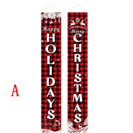 Halloween and Christmas Decorative Door Curtains