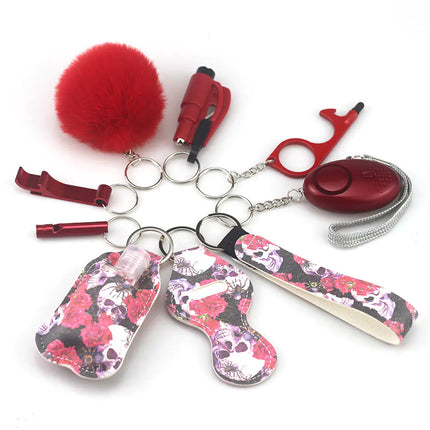 Set van 10 Sleutelhanger Accessoires