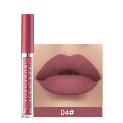 6-delige matte fluwelen lipglossset