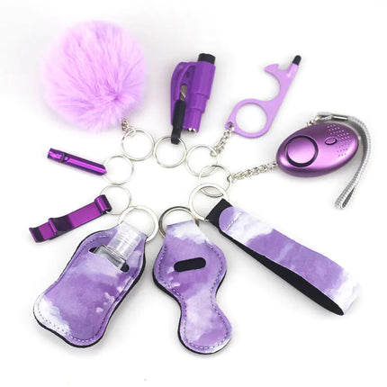 Set van 10 Sleutelhanger Accessoires