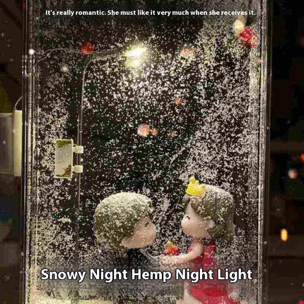 Magic Snowy Night DIY Christmas Lights