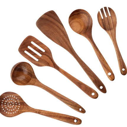 7-delige houten keukenset